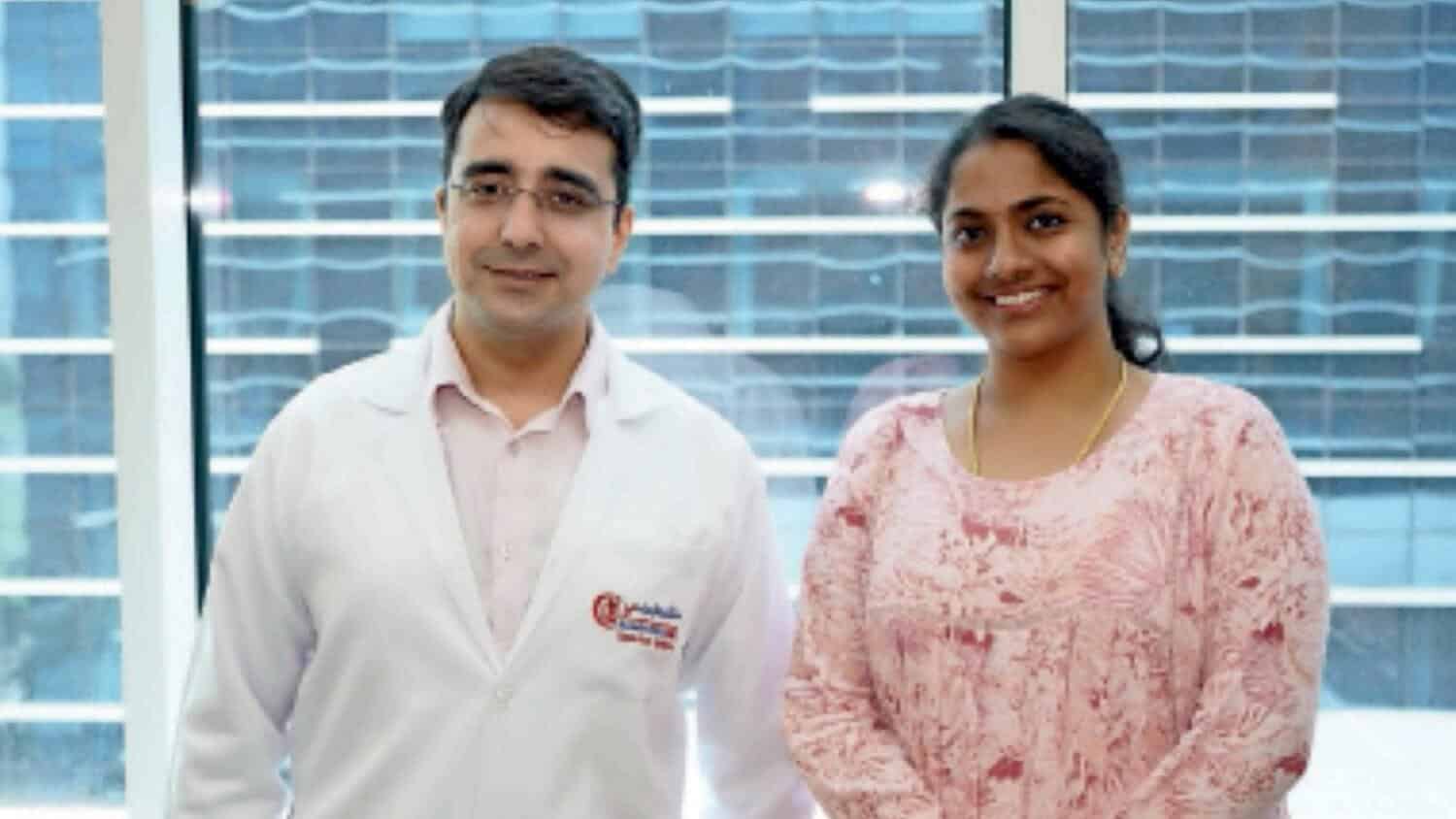Patient with rare swallowing disorder